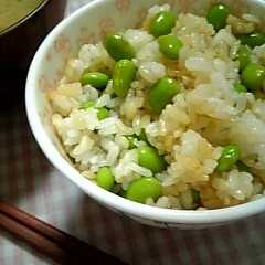 รูปของ 簡単♪美味しい ～ 枝豆ご飯 ① ～