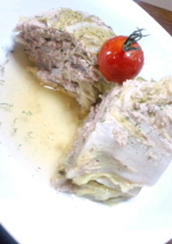白菜と挽き肉の重ね煮-レシピのメイン写真