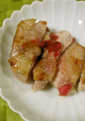 簡単！鶏肉の梅味ソテー　-レシピのメイン写真