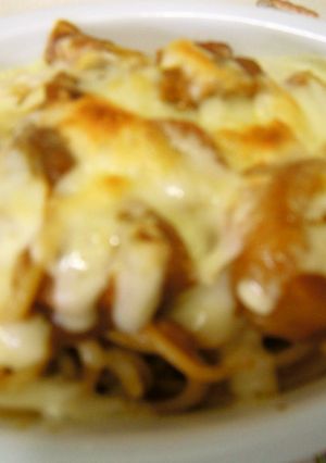 残ったカレーで♪チーズ焼きパスタ-レシピのメイン写真