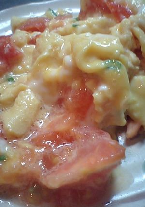 弁当の一品!　トマトの玉子炒め-レシピのメイン写真