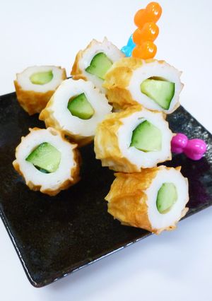 お弁当に可愛い～❤ちくわきゅうり-レシピのメイン写真