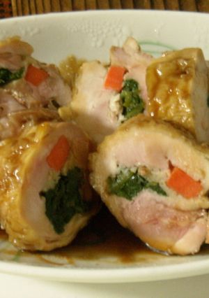 ✿巻き巻きチキンの照り焼き✿-レシピのメイン写真