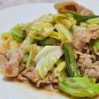 キャベツと豚の 梅醤油炒め