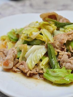 キャベツと豚の 梅醤油炒め-レシピのメイン写真