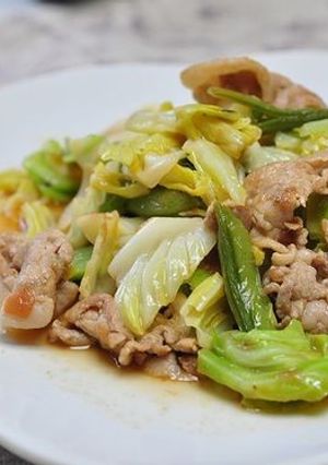キャベツと豚の 梅醤油炒め-レシピのメイン写真