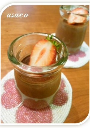 手軽に簡単★濃厚チョコ焼きプリン-レシピのメイン写真