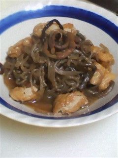 ぜんまいと油揚げの煮物-レシピのメイン写真