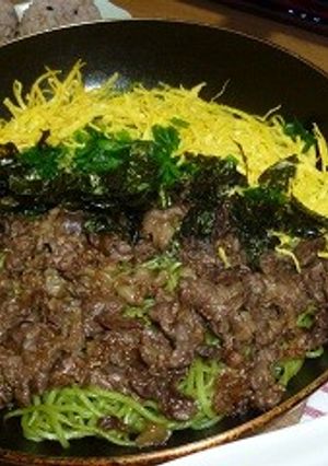 フライパンで瓦そば-レシピのメイン写真