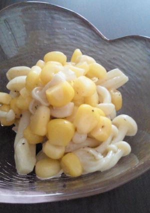 レンジで♪ぶなぴーとコーンのマリネ-レシピのメイン写真