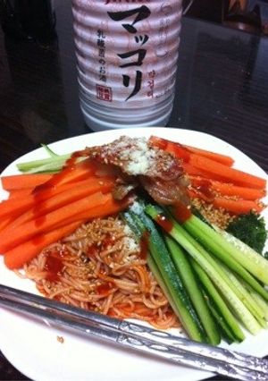 本格的★ピリ辛ビビン麺-レシピのメイン写真