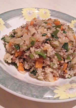 家族みんな大好き野菜たっぷりチャーハン-レシピのメイン写真