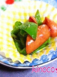 ♣お弁当に!ピーマンウィンナー♣-レシピのメイン写真