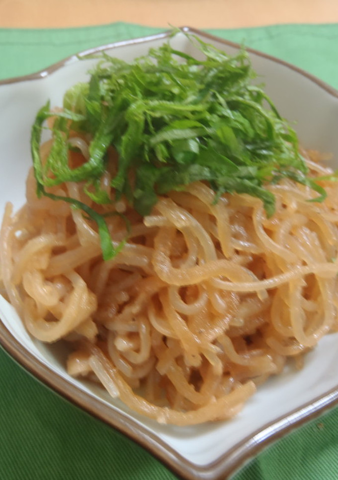 『大根と糸こんのきんぴら』-レシピのメイン写真