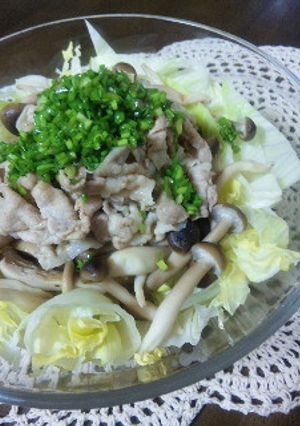 豚キノコのニラだれサラダ-レシピのメイン写真