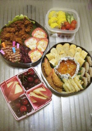 ２０１０年運動会お弁当-レシピのメイン写真