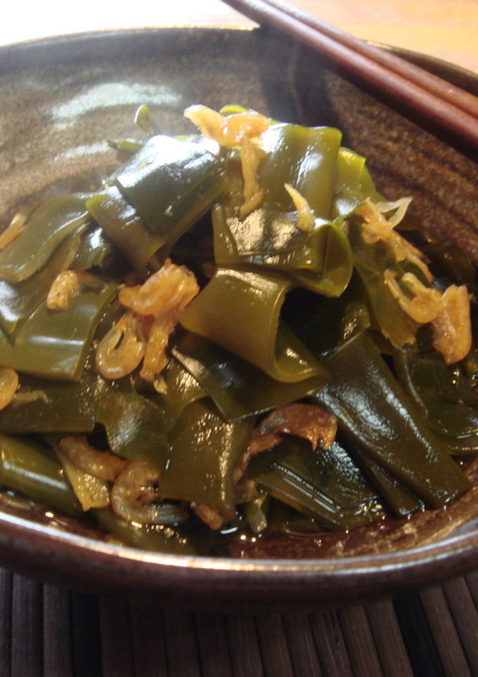 簡単惣菜✿生わかめと干しエビのサッと煮✿-レシピのメイン写真