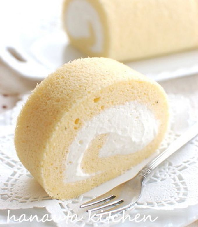 幸せの純生スフレロールケーキ by flan* 【クックパッド】 簡単