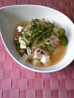 夏にピッタリ簡単冷や汁風-レシピのメイン写真