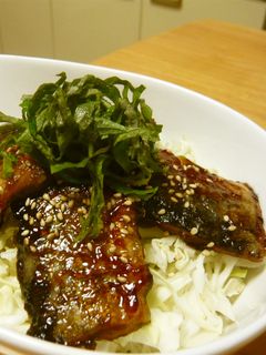 さんまの蒲焼丼-レシピのメイン写真