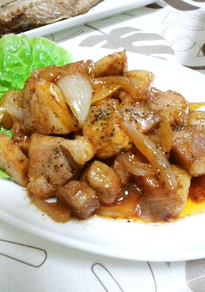ご飯が進む！豚ロース肉の旨ダレ炒め-レシピのメイン写真