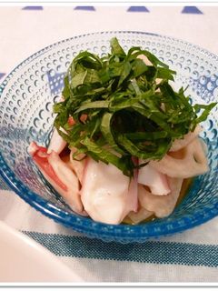 ゆでだことレンコンの酢の物♪-レシピのメイン写真