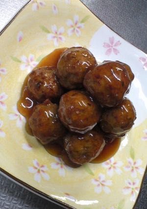 肉だんご-レシピのメイン写真