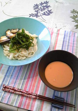 ピリっと辛いつけうどん☆-レシピのメイン写真