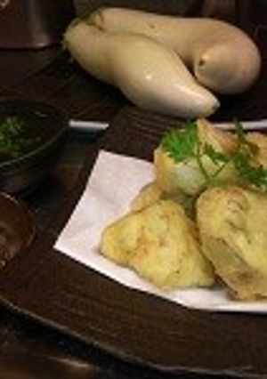 白なすの天ぷら-レシピのメイン写真