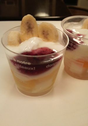 夏にひんやり☆簡単☆フルーツヨーグルト　-レシピのメイン写真