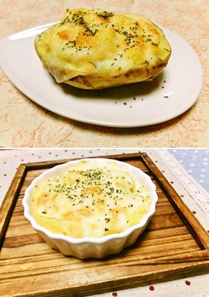 丸ごとポテトのマヨ味噌チーズ焼き♪-レシピのメイン写真