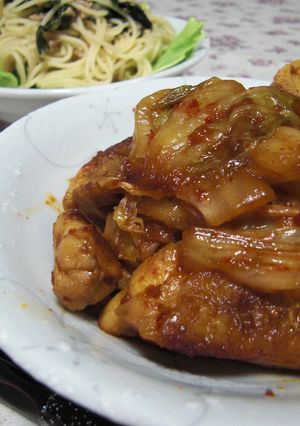 つまみに♪おかずに♪鶏キムチ☆-レシピのメイン写真