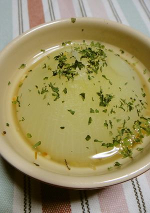 丸々１個新たまねぎを食べられる！スープ煮-レシピのメイン写真