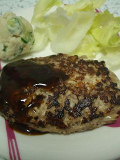 ヘルシー豆腐もやし入りハンバーグ-レシピのメイン写真