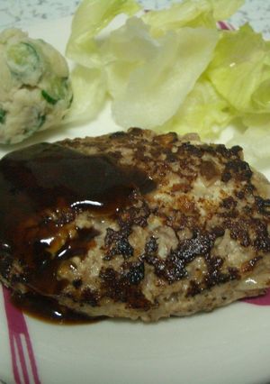 ヘルシー豆腐もやし入りハンバーグ-レシピのメイン写真