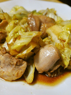 キャベツと鶏肉の中華炒め-レシピのメイン写真