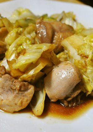 キャベツと鶏肉の中華炒め-レシピのメイン写真