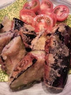 なすとチーズのトロトロひき肉はさみ揚げ-レシピのメイン写真