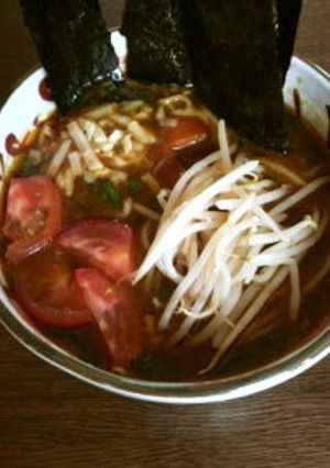 カレーをリメイク☆チーズカレーラーメン-レシピのメイン写真