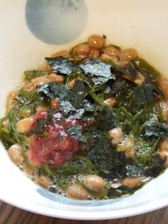 超お手軽☆梅めかぶ納豆-レシピのメイン写真