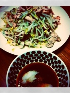 みぞれ大根とポン酢で食べる豚肉もやし-レシピのメイン写真