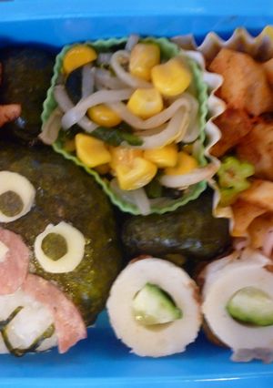バイキンマンのキャラ弁♪-レシピのメイン写真