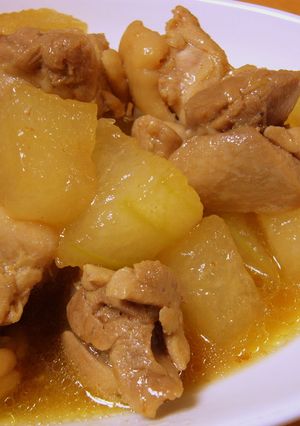冬瓜と鶏肉の煮物-レシピのメイン写真