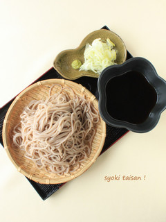 手作りめんつゆで♪暑気払い ざる蕎麦-レシピのメイン写真