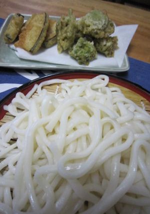 流水麺で天ぷらうどん-レシピのメイン写真
