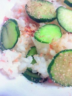 簡単★鮭ときゅうりの混ぜご飯-レシピのメイン写真