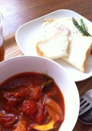 ヘルシー♥トマト煮込みカレー風-レシピのメイン写真