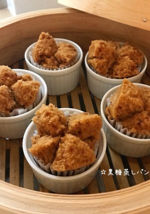 ☆黒糖蒸しパン☆-レシピのメイン写真