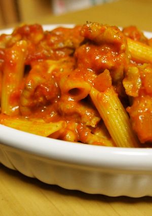 チキンとペンネのトマト煮込み-レシピのメイン写真