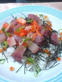 20秒でキラキラ海鮮丼-レシピのメイン写真